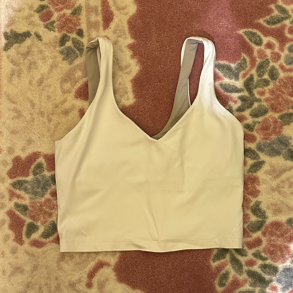 Lululemon Sports Bra/ Align Tank - White